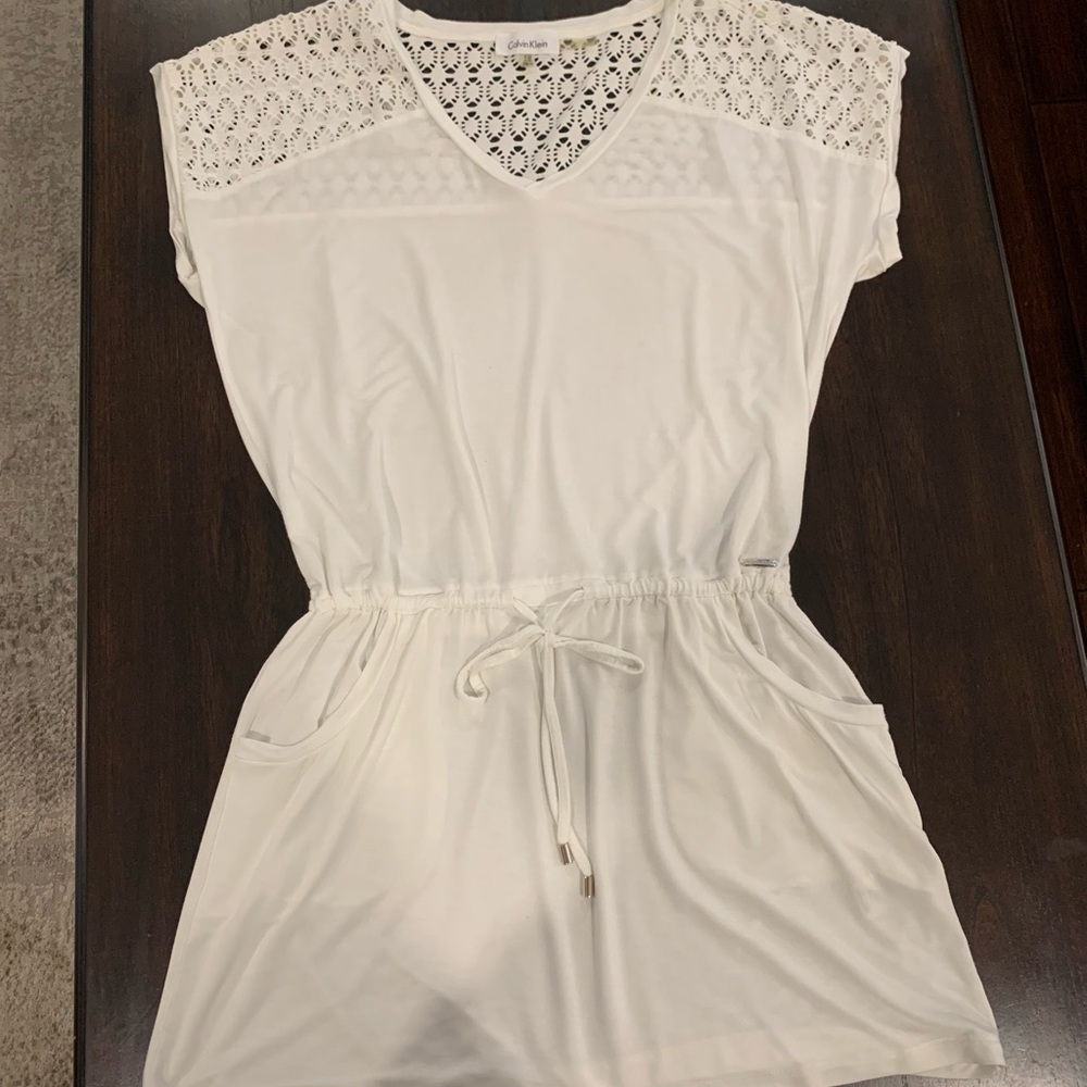 Calvin Klein beach dress.